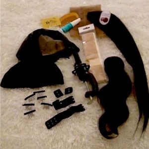 Hair bundle with accessories nwot